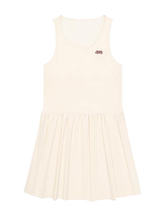 马得工地/MDGDQZ252249/腰部抽褶背心裙 商品图3