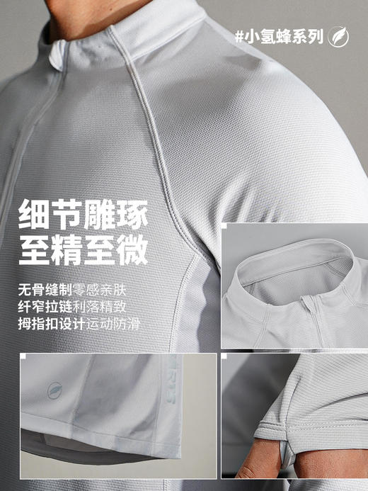 蜂锐小氢蜂无袖&小氢蜂半拉链训练服 商品图4