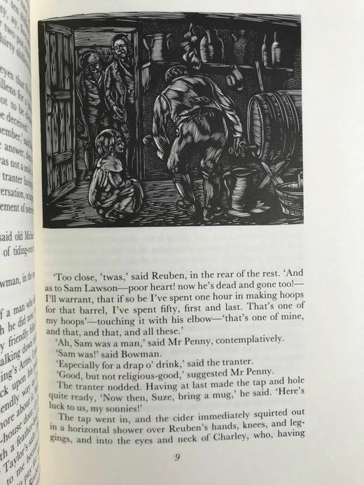 托马斯·哈代作品集（全6卷）（1991） 百余幅木版画插图 精装18开带书匣 商品图7