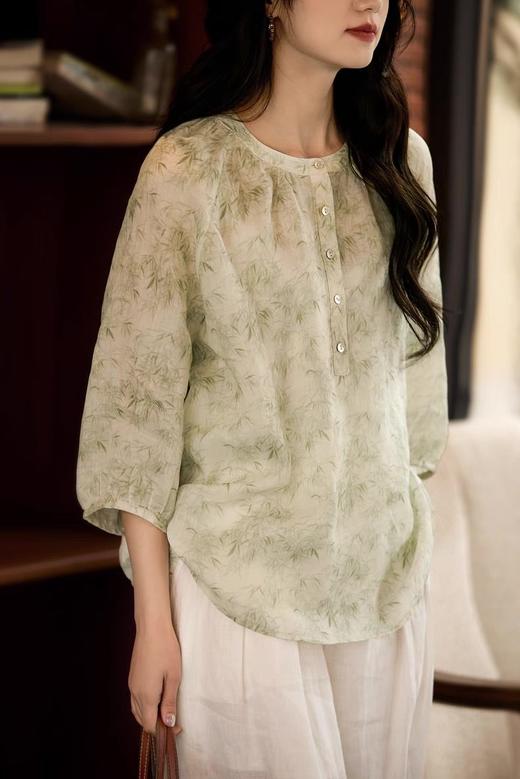 ORIGNAL&CO绿色竹叶系列 透气舒适 夏季必备 质感升级不闷热 商品图5