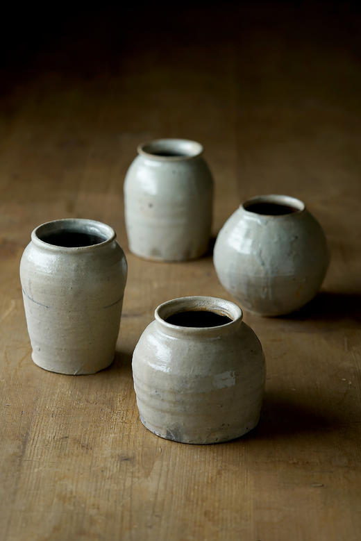 尾形笃57A薪粉引｜小壶 商品图0