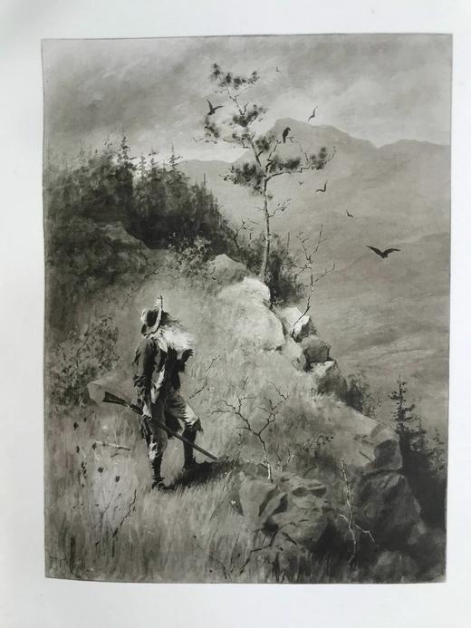 限量250册！1888年 华盛顿·欧文《瑞普·凡·温克尔》 数十幅精美插图 漆布精装大16开 商品图9