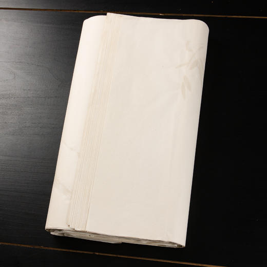 70年代十竹斋制木版水印尺八屏大画笺(竹，单张) 商品图2