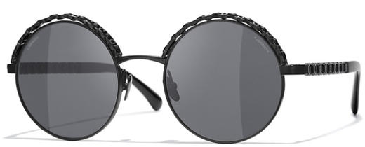 CHANEL 灰色女士圆形太阳镜 商品图0