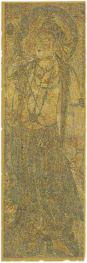 杨冕 | CMYK-五代站立供养菩萨之一 Standing Bodhisattva No9