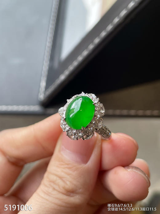 5191006，蛋面戒指。具体价格微信咨询 商品图2