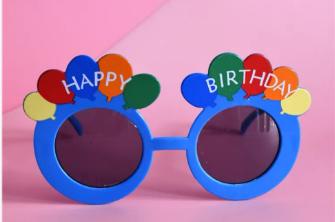 眼镜气球款（粉色/黄色/蓝色） 商品图1