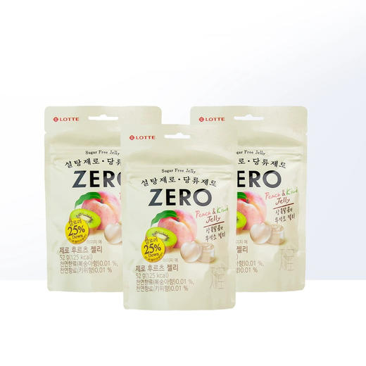 乐天ZERO水果味软糖52g 商品图0