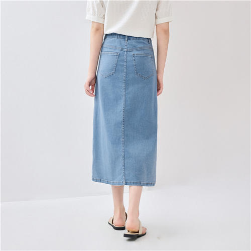 佐丹奴女装25年新款蔚蓝经典系列梭织半身裙05465222 商品图2