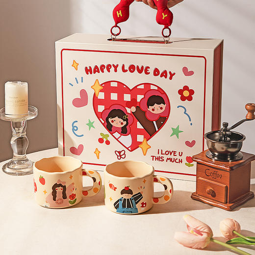 摩登主妇马克杯结婚送新人订婚新婚礼物陶瓷杯子家用水杯咖啡杯 商品图0