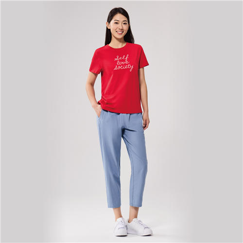 佐丹奴女装25年新款棉麻梭织休闲裤05425228 商品图3