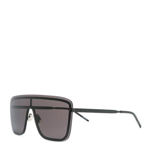 YSL 圣罗兰 女士黑色金属方形太阳镜 商品图0