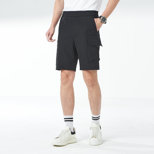 LUCKY DEER/夏季冰感速干透气多袋五分裤户外运动休闲裤 商品图1