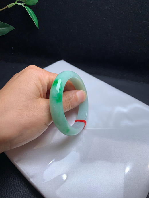 620283，51.5 辣绿色手镯，一截辣绿色，清新秀气 商品图5