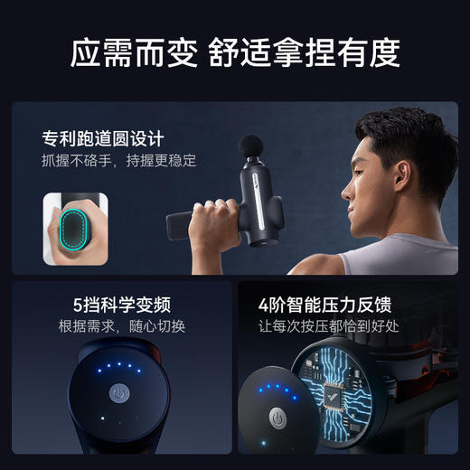 【麦瑞克业级筋膜枪】电动健身肌肉放松无刷电机按摩枪   商品图2