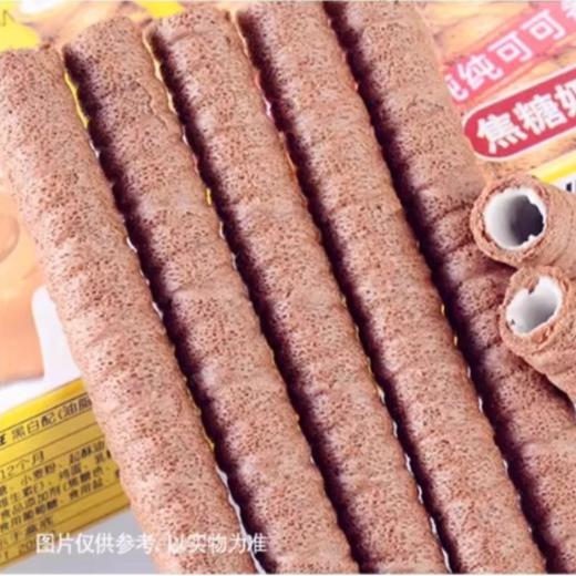 旺旺黑白配 注心饼干（焦糖奶香味）16g/包 商品图2