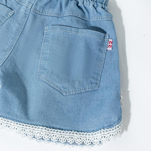 贝贝怡夏季女童牛仔裤ZB2EK039 商品图5