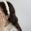 【敲好看】超仙百搭缎面褶皱发箍日韩甜美气质发卡外出头箍森系网红洗脸发饰。ry 商品缩略图1