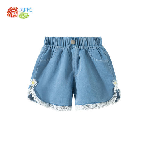 贝贝怡夏季女童牛仔裤ZB2EK039 商品图7