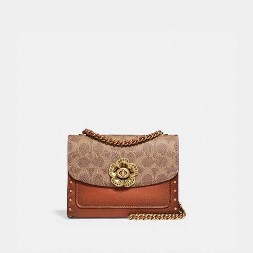 COACH 奥莱款 Parker迷你女士PVC配皮单肩斜挎包 商品图0