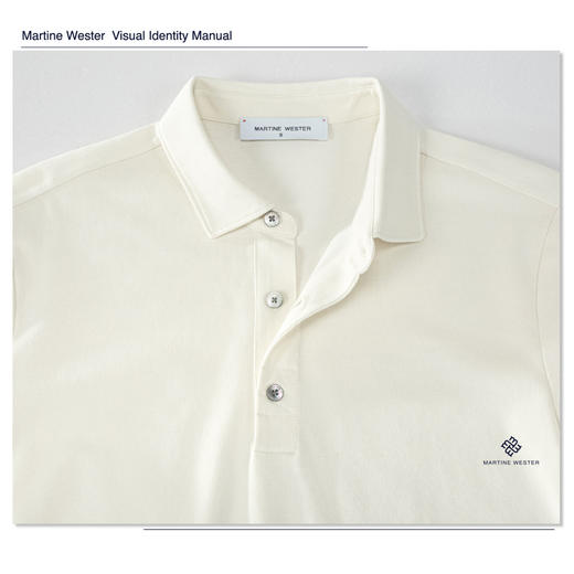 MartineWester男款凉感丝光珠地面料翻领POLO短袖T11015191 商品图7