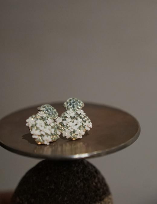 tamas 绿色复古耳钉/耳夹 商品图1