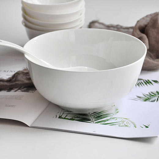 好来宝HLB-MY04 纯白骨瓷34件套套装 商品图3