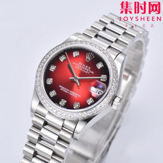 劳力士日志型 CY日志31mm 蛇年渐变红 烟熏红盘 女士腕表 商品图2