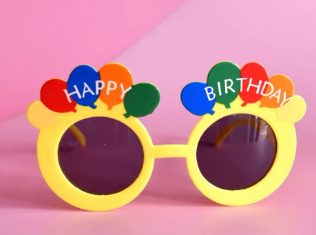 眼镜气球款（粉色/黄色/蓝色）