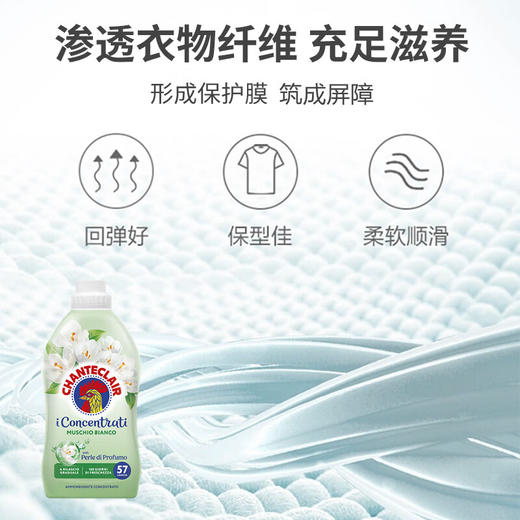 CHANTECLAIR大公鸡管家 浓缩香氛柔顺剂花香型洗衣液 1140ml/瓶 商品图7