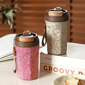 摩登主妇纯钛保温杯女生高颜值2025新款水杯咖啡杯生日礼物钛杯子