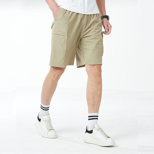 LUCKY DEER/夏季冰感速干透气多袋五分裤户外运动休闲裤 商品图2