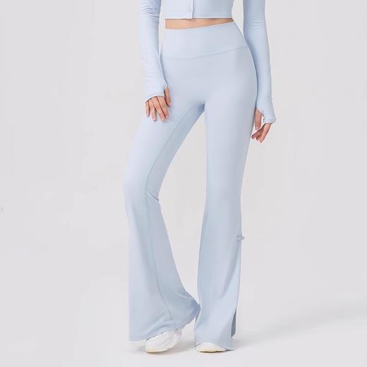 跃牌【欲动春风】系列 裸感蜜桃高腰提臀开叉运动裤高弹舞蹈健身微叭裤24360 商品图3