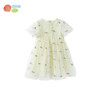 贝贝怡夏季新款女童短袖连衣裙轻薄透气网纱裙时尚百搭宴会公主短裙ZB2EQ018 商品缩略图6