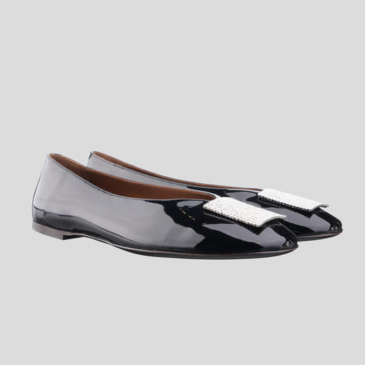 Giuseppe Zanotti 女士乐福鞋 黑色 I460007001 商品图1