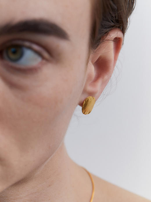 ABOAB｜NUTSHELL mini Studs [ 小号耳钉  银 / 金 ]【PASTORALE】 商品图3