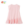 贝贝怡夏季新款女童半袖连衣裙凉感透气T恤裙宽松舒适休闲裙子ZB2EQ016 商品缩略图4