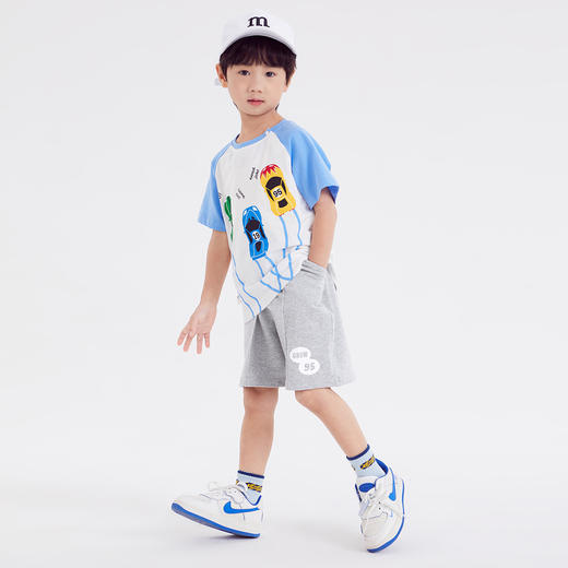 411-童针织五分裤 商品图2