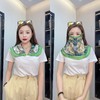 【时尚透气护眼面罩，夏日必备！】网红透气护眼角夏防晒面罩 女骑车面纱遮阳脸罩 脖子假领子披肩两用-QQ 商品缩略图9