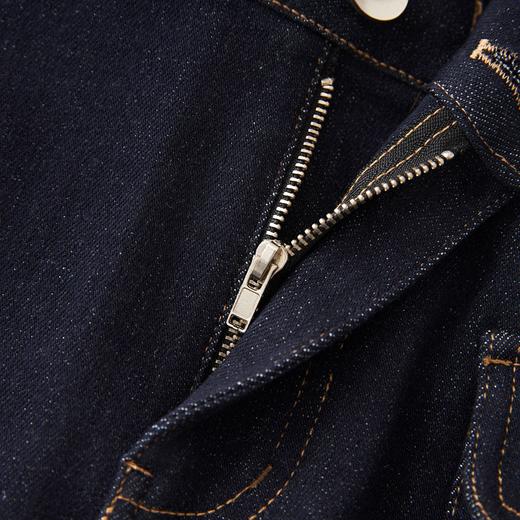 「高货wl」全新升级【铂金会员257/天猫339/差价82】(04401)洛诗琳复古港风牛仔半身裙2025夏季高腰显瘦修身开叉裙女 商品图3