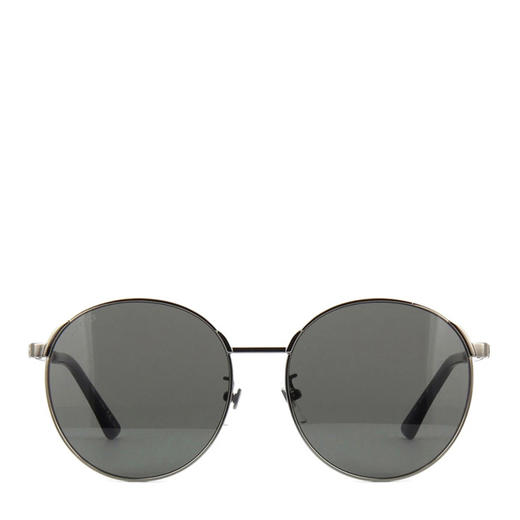 Gucci 经典绿红织带镜腿圆形柔美新款太阳镜 商品图0