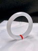 620291，51.6圈口，糯冰白月光正圈平安镯，底子清爽干净，非常细润 商品缩略图1
