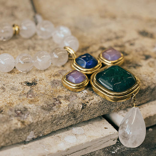 北京仓｜Goossens Paris-Renaissance-十字架 吊坠 项链［法国设计师］ 商品图1