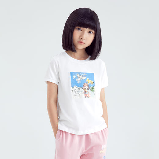 411-童圆领短袖针织衫 商品图0