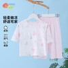 贝贝怡夏季新款男女宝宝纯棉家居服轻薄透气短袖T恤七分裤睡衣套装ZB2ET066 商品缩略图2