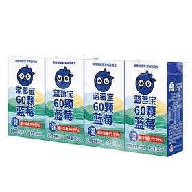蓝莓宝 60颗蓝莓复合果汁饮品125mlX4盒