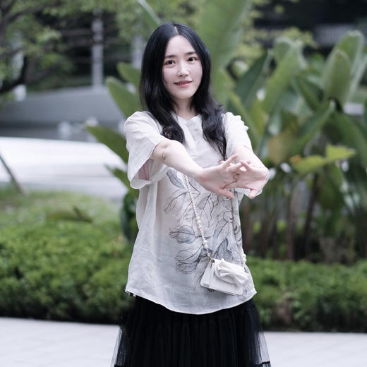 【高品质私服】【IC半门襟短袖花式上衣】精致平整 细腻入微 轻薄舒适 丰富视觉层次G1438-CC【无标出货 介意慎拍】 商品图6