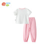 【贝贝怡】 凉感短袖防蚊长裤套装夏季新款女童冰感T恤宽松透休闲裤套装ZB2ET058 商品缩略图6