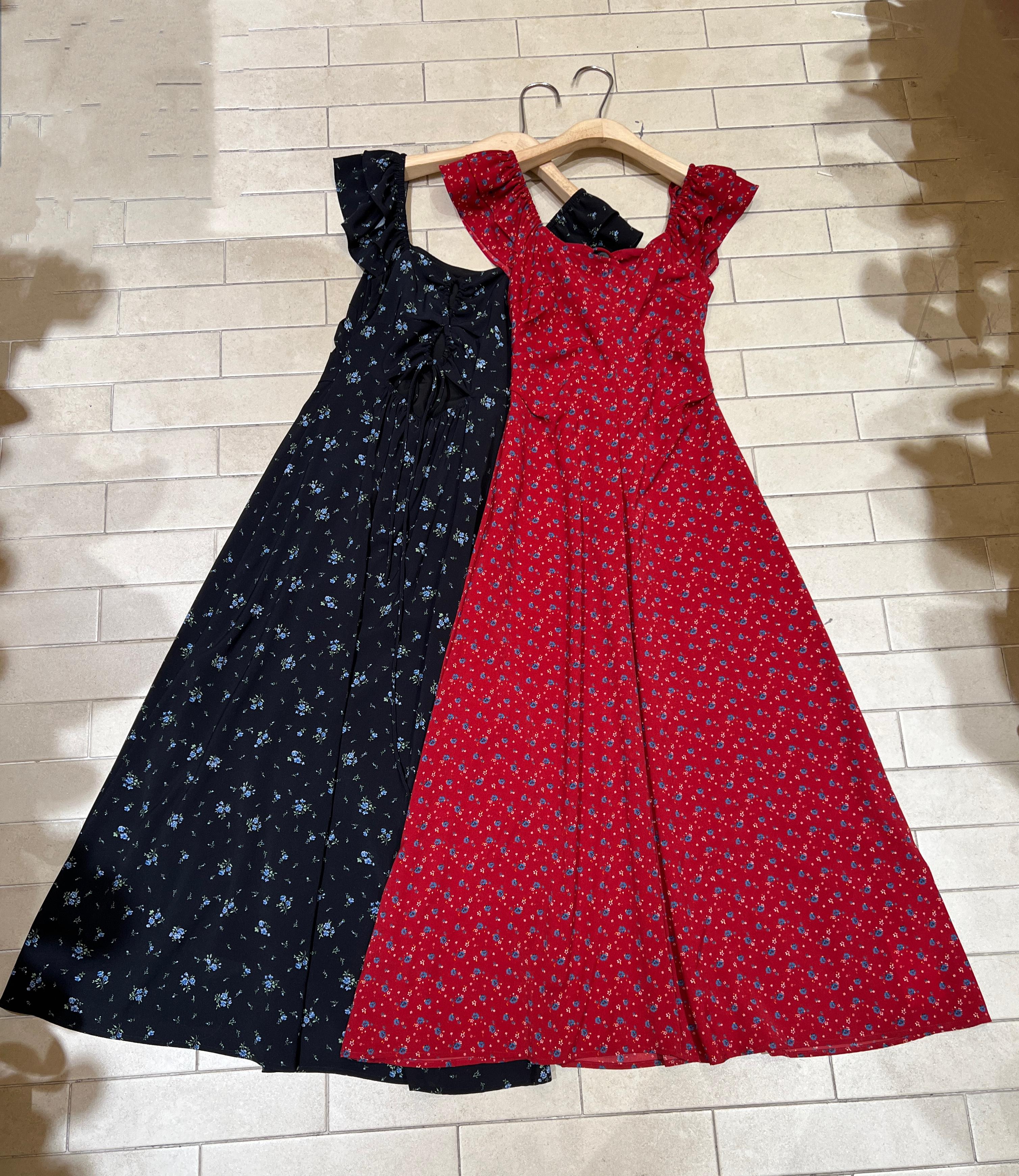 【门店同款】ENJOY夏季“夏日番情”度假露背长裙 163001340