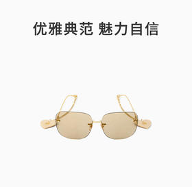 GUCCI 棕色女士方形太阳镜